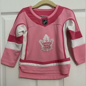 Infant Pink Toronto Maple Leafs Jersey